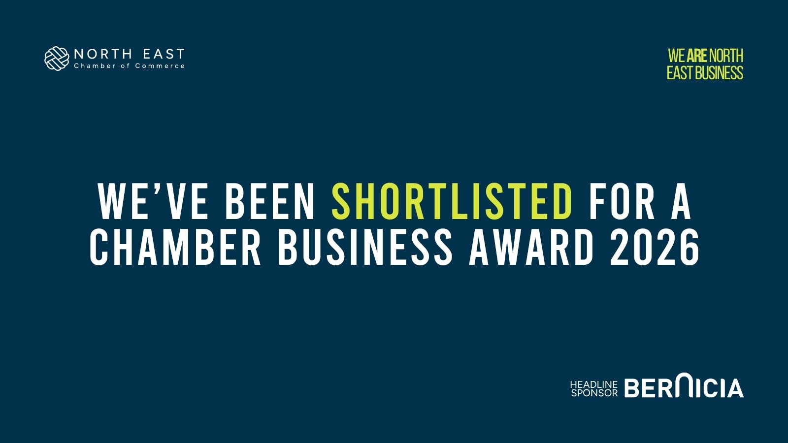 North East Chamber of Commerce Buisness Awards 2026