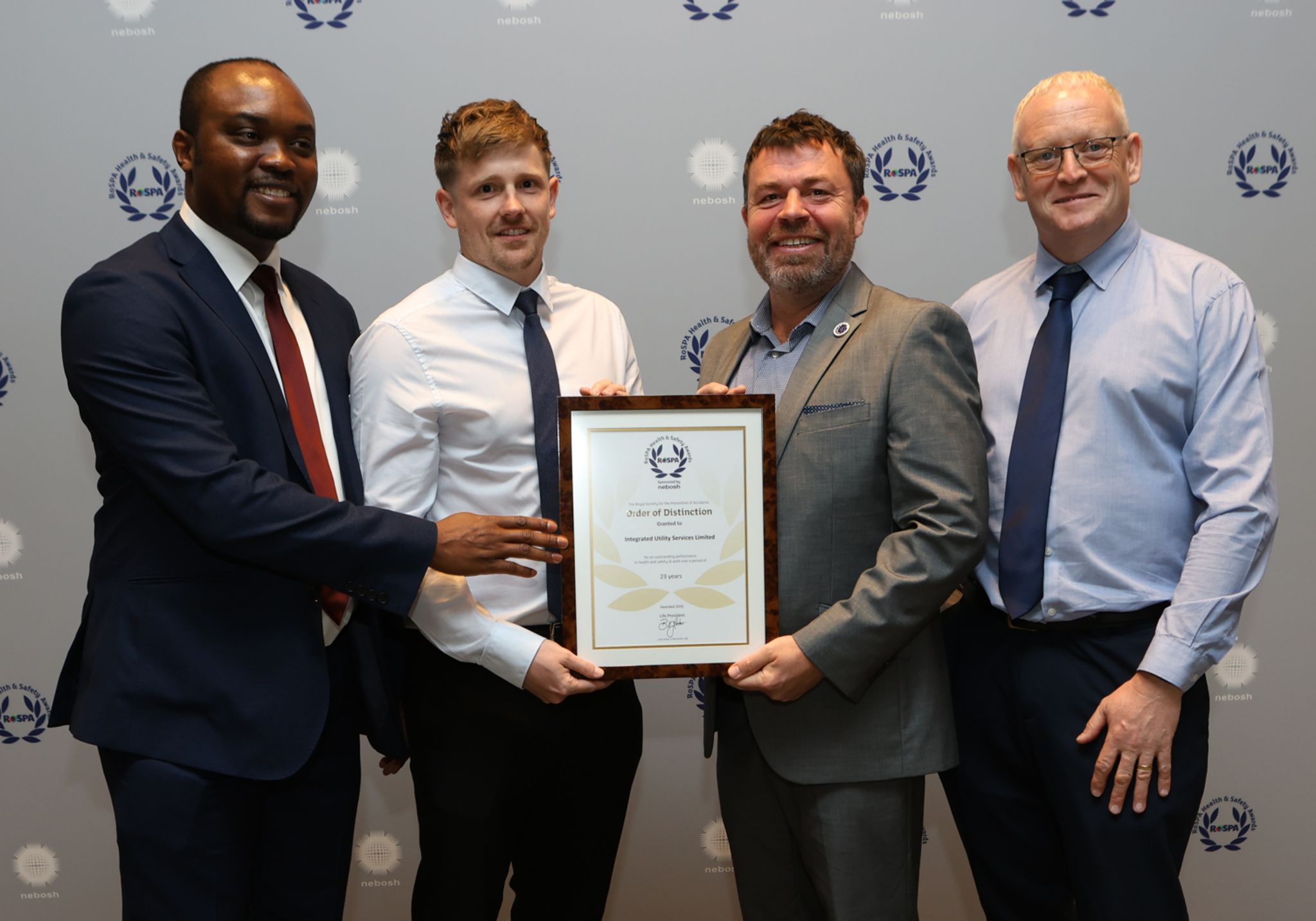 IUS Awarded RoSPA Gold Order of Distinction
