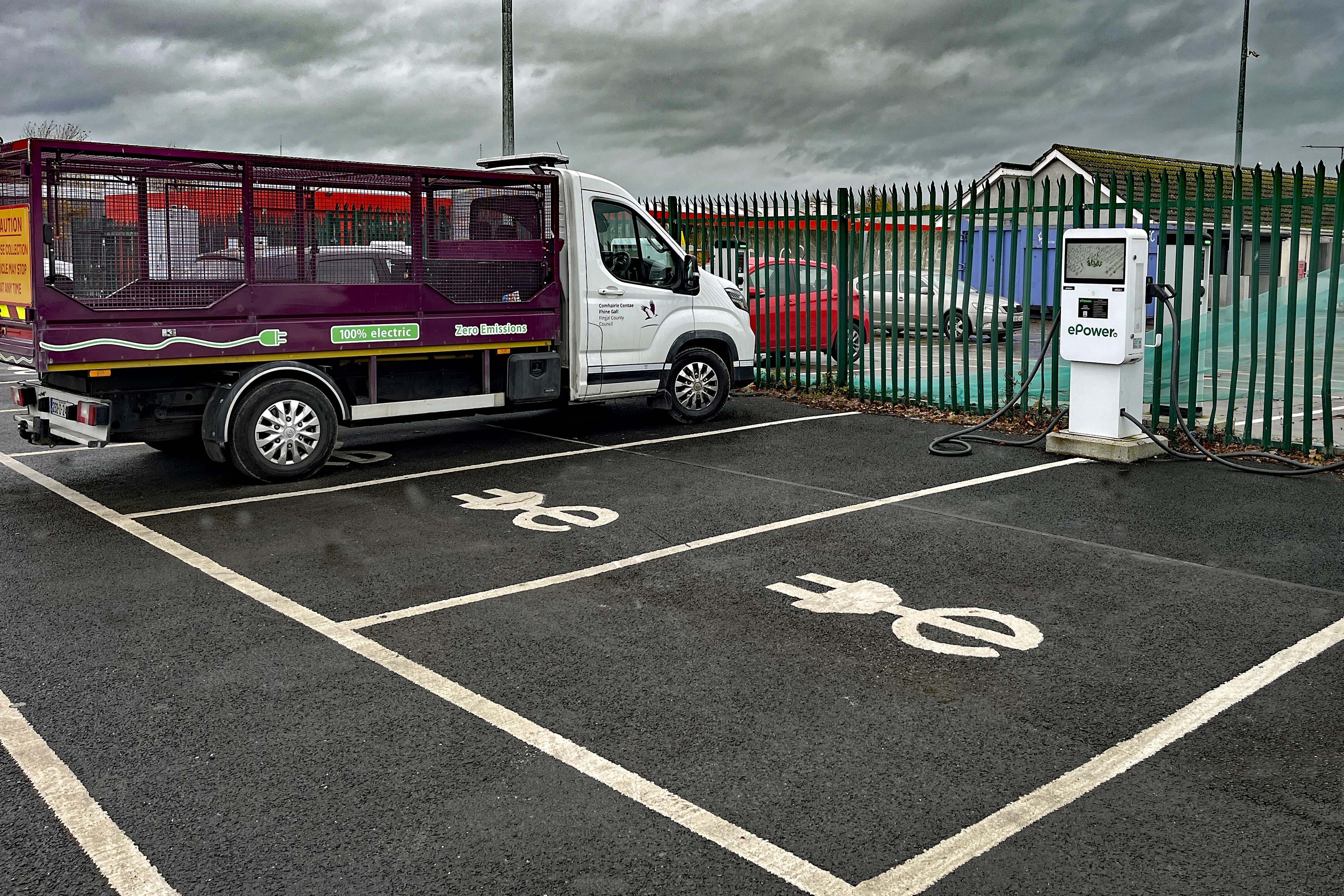 EV charger substation Installation, Coolmine Fingal County Council